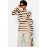Trendyol Sweater - Beige - Relaxed fit Cene