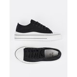 Shelvt Women's Black Sneakers with White Sole | shoptok.hr