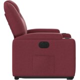  Električni naslonjač na podizanje od tkanine boja vina | shoptok.hr
