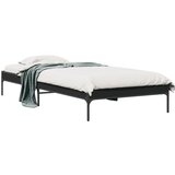 vidaXL Okvir kreveta crni 90 x 200 cm konstruirano drvo i metal Cijene
