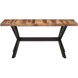  Blagovaonski stol 160 x 80 x 75 cm od masivnog drva s premazom | shoptok.hr