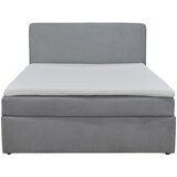 MID.YOU POSTELJA Z VZMETNICO 120 cm x 200 cm , tekstil siva | Shoptok.si