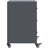 vidaXL Nočna omarica antracit 36x39x59 cm jeklo | Shoptok.si