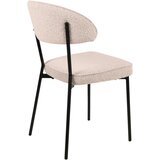 Hom`in stol, les, kovina, tekstil pink | Shoptok.si