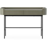 MOME Kaki zelena stranska mizica 40x120 cm Willa – Cene