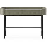 Kaki zelena stranska mizica 40x120 cm Willa –