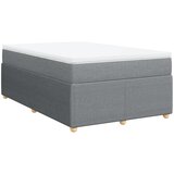 Maison Chic Box spring postelja - Vzmetna postelja z vzmetnico svetlo siva 120x200 cm blago SL11659, (21901797) | Shoptok.si