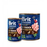 Brit Premium by Nature Chicken with Hearts - vlažna hrana za odrasle pse sa piletinom i pilećim srcima (400g, 800g) 400g | Eponuda.com