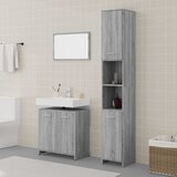 Maison Chic Kopalniški sestavi - Kopalniško pohištvo 3 kosa siva sonoma inženirski les, (21788043) | Shoptok.si