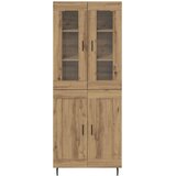  Highboard 2 kom. Umjetnički hrast 69,5 x 34 x 180 cm | shoptok.hr