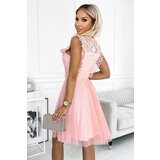 numoco basic Dress with lace and gold belt Numoco | Eponuda.ba