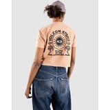 Volcom Dial Crop T-shirt sand brown | Shoptok.si
