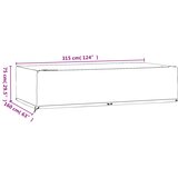  Navlaka za vrtni namještaj sa 12 ušica 315x160x75 cm pravokutna | shoptok.hr