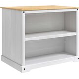  Set kuhinjskog otoka 3 pcs Bijela i vosak od meda Čvrsta bor | shoptok.hr