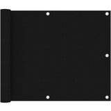 vidaXL balkonski zastor crni 75 x 500 cm od tkanine Oxford Cijene