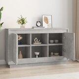  Komoda siva boja betona 102x35x60 cm od konstruiranog drva | shoptok.hr