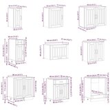  14-dijelni set kuhinjskih ormarića Lucca konstruiranog drva | shoptok.hr