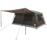  Obiteljski šator s krovom Smeđa siva 500 x 400 x 230 cm | Eponuda.com