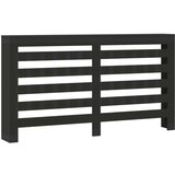 vidaXL Pokrov za radijator crni 175x20x82 cm konstruirano drvo Cijene