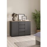 Tvilum Temno siva komoda 121x91x50 cm Naia – | Shoptok.si