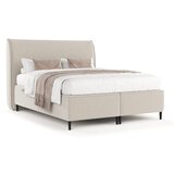 Maison de Rêve Bež oblazinjena zakonska postelja s prostorom za shranjevanje 140x200 cm Draco – | Shoptok.si