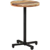 Bistro stol okrugli Ø 50 x 75 cm od masivnog obnovljenog drva | shoptok.hr