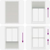  Plisirana roleta svijetlosiva 115x200 cm širina tkanine | shoptok.hr