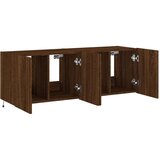  Zidni TV ormarići LED 2 kom smeđa boja hrasta 60x35x41 cm | shoptok.hr