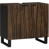 vidaXL Omarica za umivalnik s polico Rjava in črna 62 x 33 x 58 cm, (5000044242) Cene