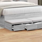  Nočne omarice Siva Sonoma Inženirski les 120 x 36.5 x 16.5 cm, (22008106) | Shoptok.si