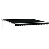  Tkanina za tende Crna 400 × 300 cm Poliester | shoptok.hr
