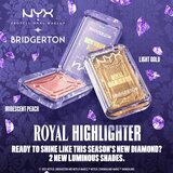 NYX Professional Makeup Bridgerton Royal Highlighter osvetljevalec odtenek 02 Light Gold 5 g | Shoptok.si