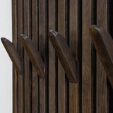 Spinder Design Temno rjav stenski obešalnik iz masivnega hrasta Parco – | Shoptok.si
