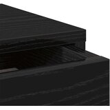  Stalak za monitor s ladicama Crni hrast 100x27x15 cm Konstruirano drvo | shoptok.hr