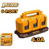 Ingco punjač za 6 baterija 20V super FCLI2064 cene