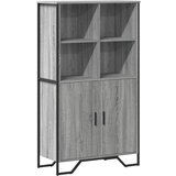 Maison Chic Visoka omara - Komoda - Predalnik siva sonoma 79,5x35,5x137,5 cm inženirski les, (21721342) | Shoptok.si