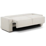 Kave Home Bež raztegljiva sedežna garnitura iz šenilje 236 cm Marela – | Shoptok.si