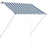  Tenda na uvlačenje 150 x 150 cm plavo-bijela Cijene