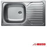 Livinox ugradna sudopera N 240 inox ø90 76x43,5cm Cene