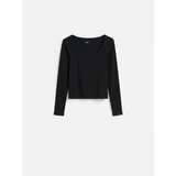 Reserved LADIES` T-SHIRT - crno | shoptok.hr
