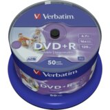 Verbatim 1x50 DVD+R 4,7GB 16x Speed, wide printable NON-ID Cijene