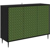 Kreveta GELEEN Crni hrast 102 x 33 x 76 cm Konstruirano drvo Slike