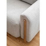 ELTAP Svijetlo siva sklopiva/s prostorom za odlaganje sofa od bouclé tkanine 244 cm Arcadova – | shoptok.hr