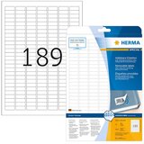 Herma 4344 Etikete 25,4X10 A4/189 1/25 removable ( 02H10001 ) Cene