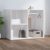 vidaXL Garderobni ormarić sjajni bijeli 80x40x65 cm konstruirano drvo Cijene