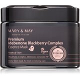 MARY & MAY Premium Idebenone Blackberry Complex Essence Mask vlažilna tekstilna maska z učvrstitvenim učinkom veliko pakiranje 20 kos Cene