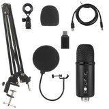 INF BM-86A USB kondenzatorski mikrofon – komplet za snemanje in streaming, (5000292099) | Shoptok.si