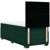 Box spring krevet s madracem tamnozeleni 90x200 cm baršunasti | shoptok.hr