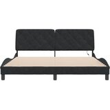  Okvir kreveta s LED-om bez madraca crni 180 x 200 cm baršunasti | Eponuda.com