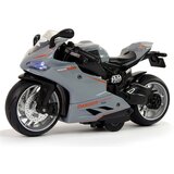  Dječji motor za igru 1:12 Sports Motorcycle sa zvučnim i svjetlosnim efektima - sivi | shoptok.hr